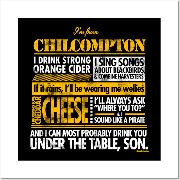 I'm From Chilcompton Wall Art by Made In Norton